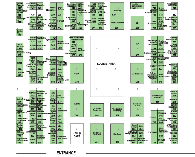 exhibit hall map